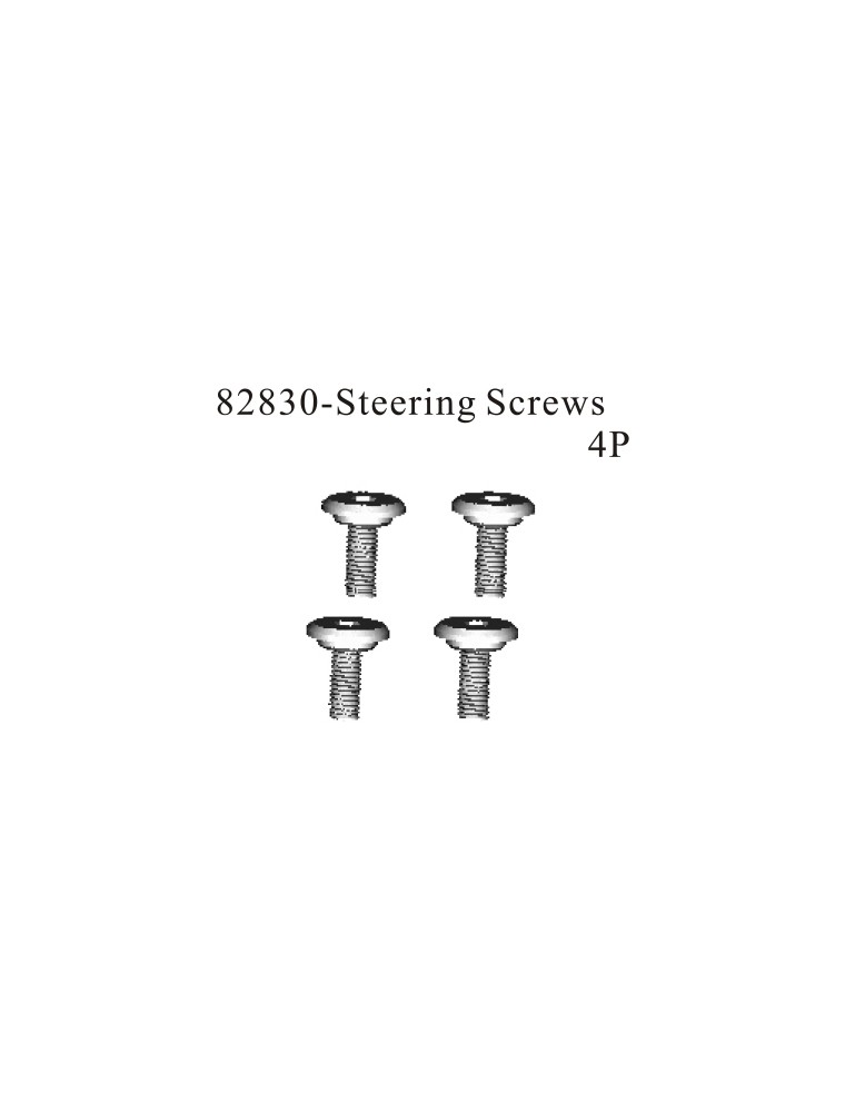 RADIOKONTROL - RK Steering screws (4 pc)