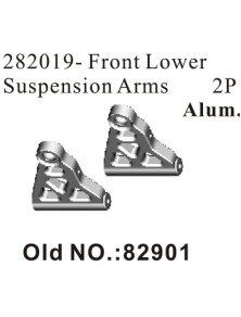 RADIOKONTROL - RK Aluminium front lower suspension arms (2 pc)