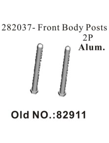 RADIOKONTROL - RK Aluminium front body post. (2 pc)