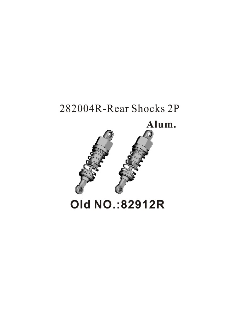 RADIOKONTROL - RK Rear shocks Aluminium