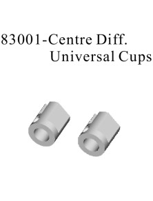 RADIOKONTROL - RK Centre diff. universal cups