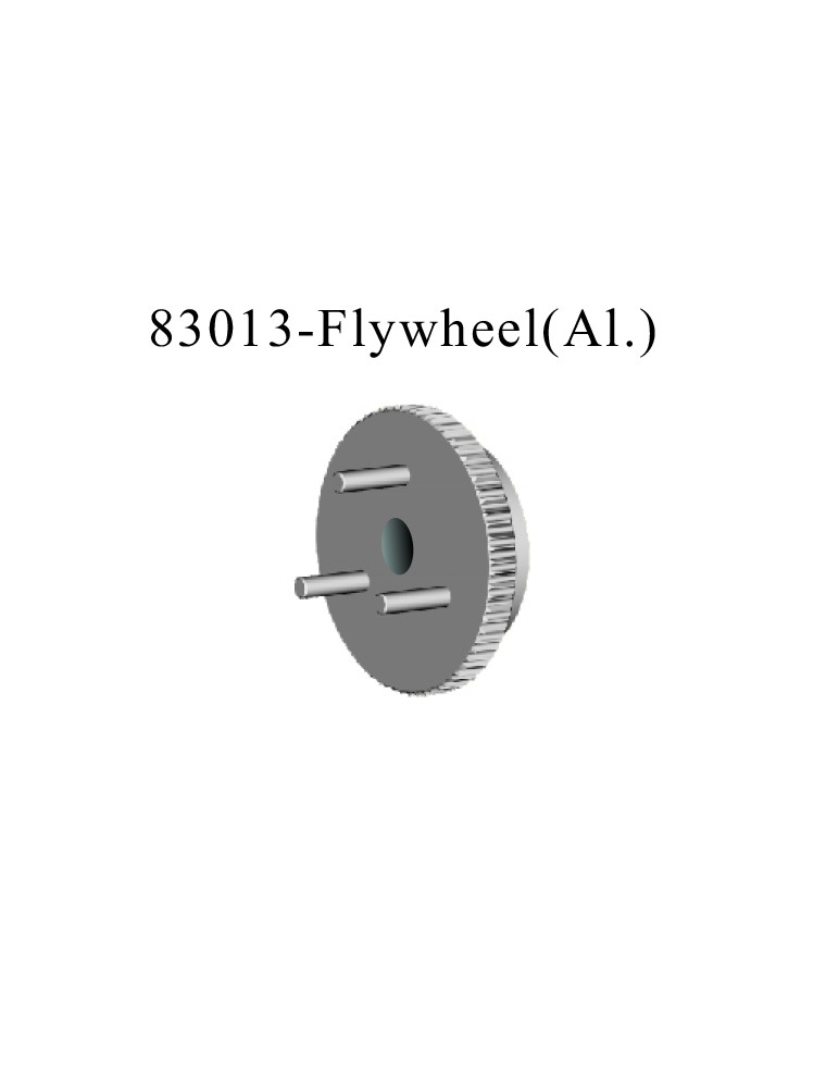 RADIOKONTROL - RK Flywheel aluminium