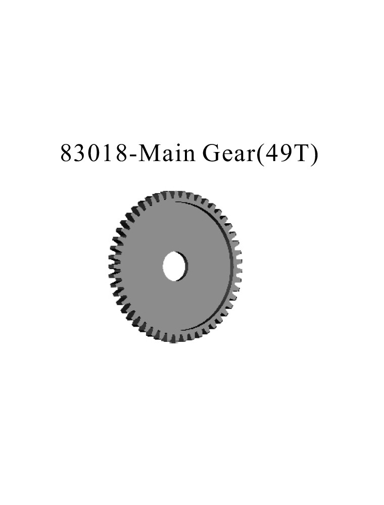 RADIOKONTROL - RK Main Gear (49 T)