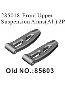 RADIOKONTROL - RK Front upper suspension arms aluminium (2 pc)