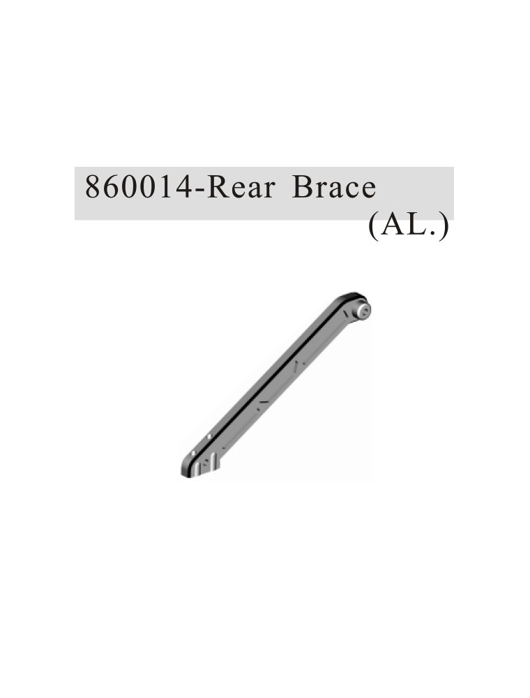 RADIOKONTROL - RK Rear brace aluminium