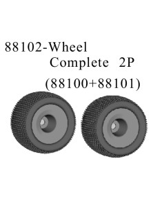 RADIOKONTROL - RK Wheel complete (88100+88101) 2 pc.