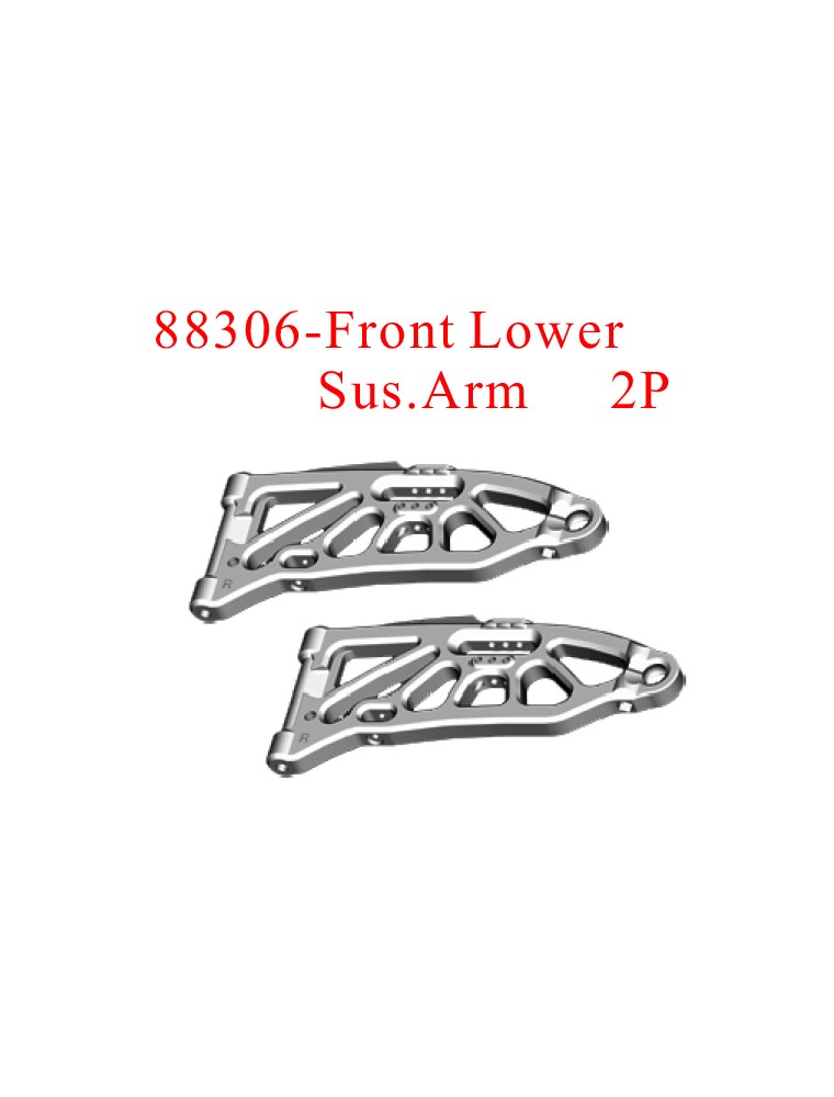 RADIOKONTROL - RK Front Lower Susp. Arm (2 P.)