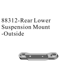 RADIOKONTROL - RKO REAR LOWER SUSP. MOUNT OUTSIDE