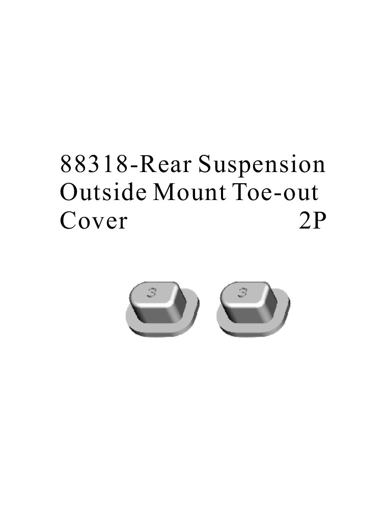 RADIOKONTROL - RKO REAR SUSP. OUTSID MOUNT TOE - OUT COVER