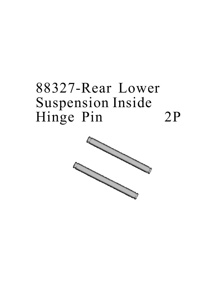 RADIOKONTROL - RKO REAR LOWER SUSP. INSIDE HINGE PIN 4x62mm