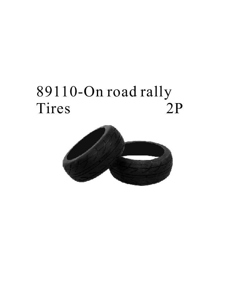 RADIOKONTROL - RKO ONROAD RALLY TYRES 2P