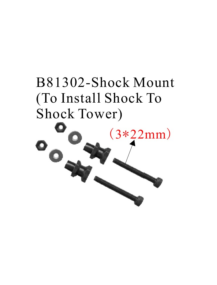 RADIOKONTROL - RK Shock absorber mount