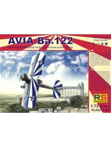 RS MODELS - 1/72 Avia Ba.122 with Avia Rk17 (5 decal v. for Czech, Luftwaffe, Slovakia, Romania) Photoetched Parts + Resin parts