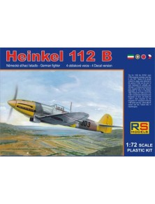 RS MODELS - 1/72 Heinkel 112 Hungary (4 decal v. for Hungary, Czech, GB, Japan)