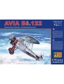 RS MODELS - 1/72 Avia B少-122 trainer (5 decal v. for Bulgaria, Czech, Luftwaffe, Slovakia) Photoetched Parts + Resin parts