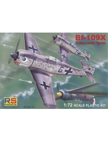 RS MODELS - 1/72 Messerschmitt Bf 109 X (2 decal v. for Luftwaffe, Great Britain) Resin parts