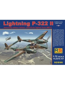 RS MODELS - 1/72 Lighting P-322 II (3 decal v. for USA) Resin parts