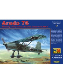 RS MODELS - 1/72 Arado 76 in A/B Schulen (3 decal v. for Luftwaffe) Photoetched Parts