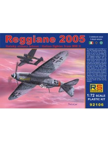 RS MODELS - 1/72 Reggiane 2005 What if edition (3 decal v. for Luftwaffe, Sweden, ANR)