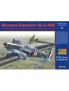 RS MODELS - 1/72 Morane Saulnier MS.406 France (4 decal v. for France)