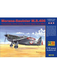 RS MODELS - 1/72 Morane Saulnier MS.406 France (4 decal v. for France, Switzerland, Croatia)