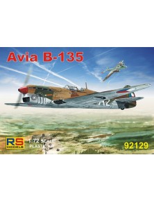 RS MODELS - 1/72 Avia B-135 (4 decal v. for Czech, Slovakia) Photoetched Parts