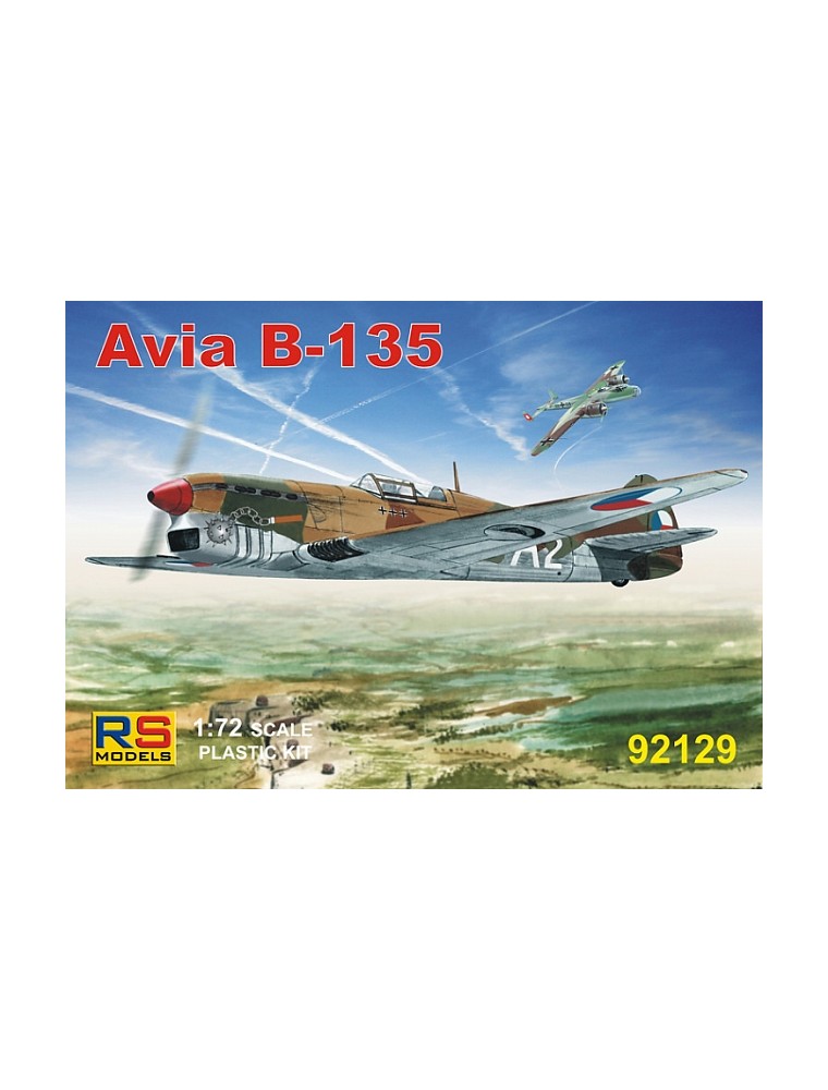 RS MODELS - 1/72 Avia B-135 (4 decal v. for Czech, Slovakia) Photoetched Parts