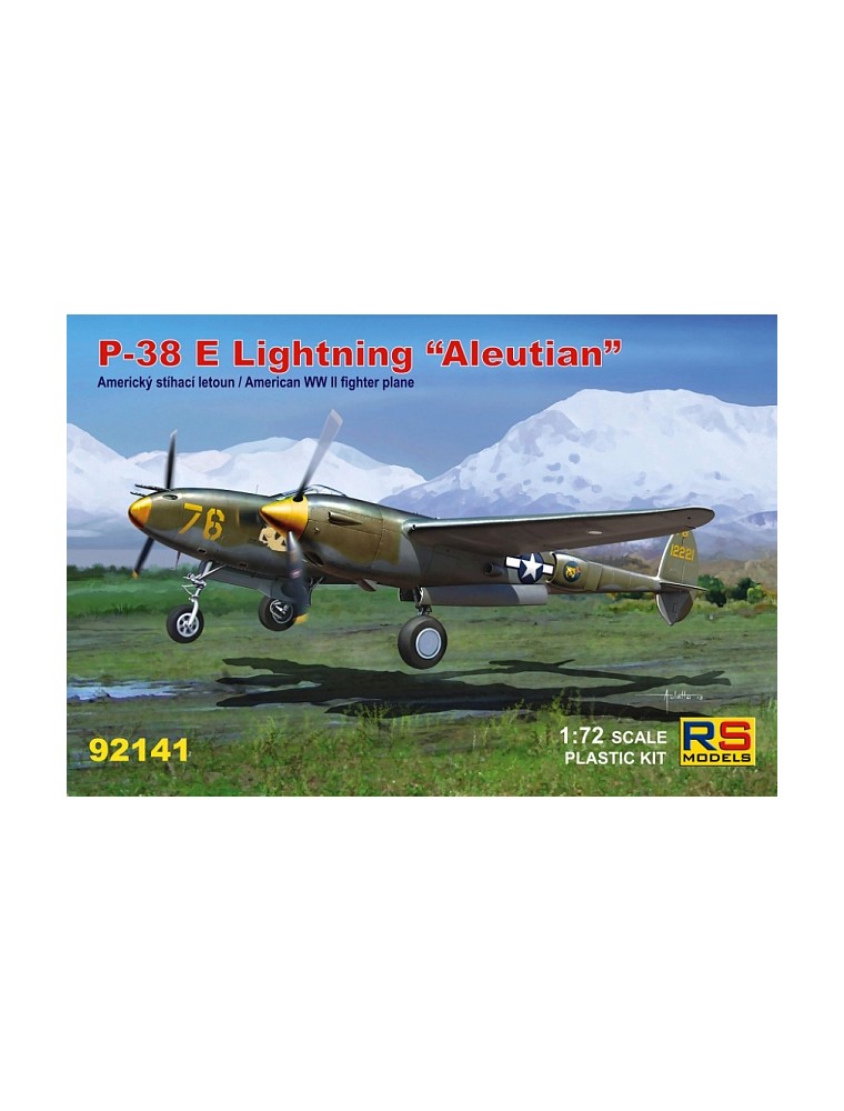 RS MODELS - 1/72 P-38 E Aleutian (4 decal v. for USA) Resin parts