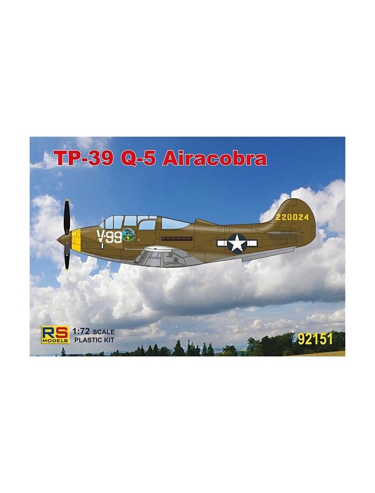 RS MODELS - 1/72 TP-39Q Airacobra (3 decal v. for USA, USSR)