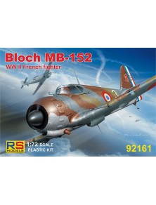 RS MODELS - 1/72 Bloch MB-152 4 decal v. for France with resin parts