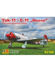 RS MODELS - 1/72 Yak-11 / C-11 "Moose" (4 decal v. for War birds)