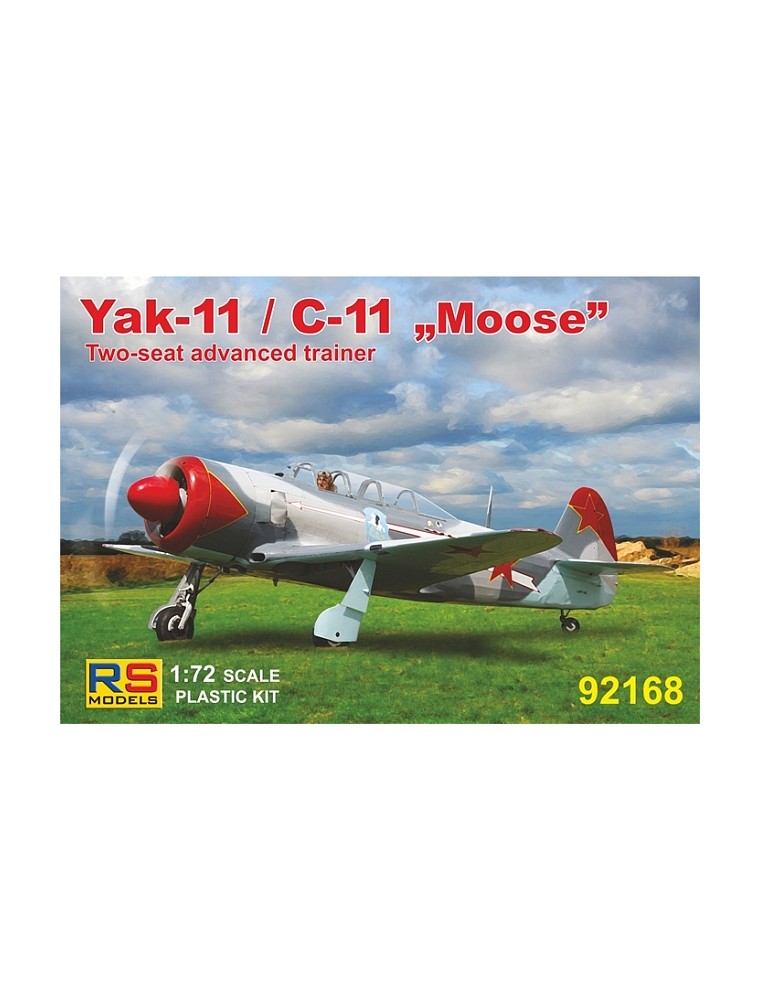 RS MODELS - 1/72 Yak-11 / C-11 "Moose" (4 decal v. for War birds)