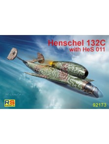 RS MODELS - 1/72 Henschel Hs-132 C (5 decal v. for Luftwaffe, Japan, GB)