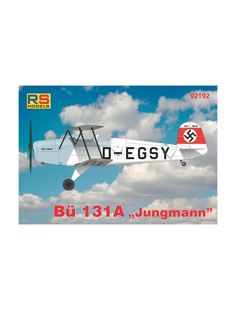 RS MODELS - 1/72 Bucker Bu-131 A 4. decal v. for Luftwaffe, Hungary, Slovakia with photo etched parts