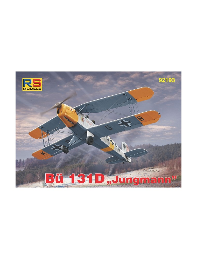 RS MODELS - 1/72 Bucker Bu-131 D (5. decal v. for Luftwaffe, Hungary, Croatia) Photoetched Parts