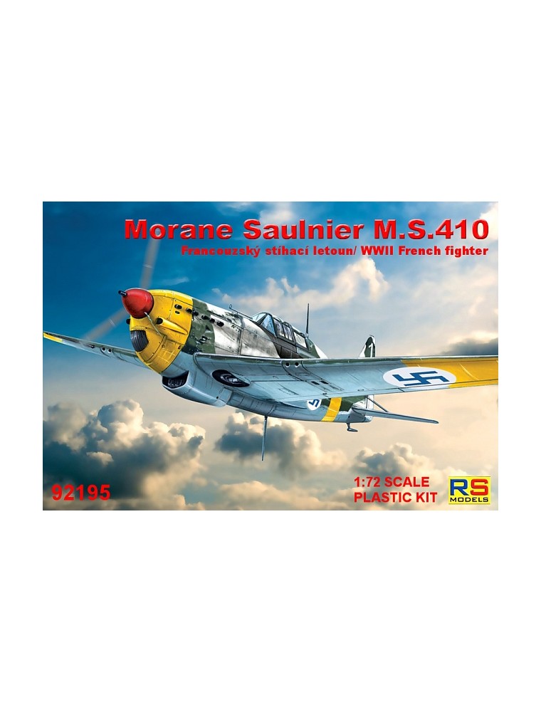 RS MODELS - 1/72 Morane Saulnier 410 (4. decal v. for Finland, France)