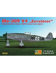 RS MODELS - 1/72 Messerschmitt 309 V4 (4 decal v. for Luftwaffe)