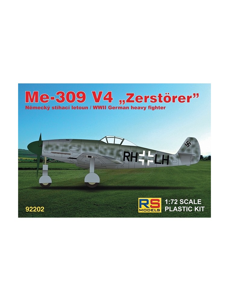 RS MODELS - 1/72 Messerschmitt 309 V4 (4 decal v. for Luftwaffe)