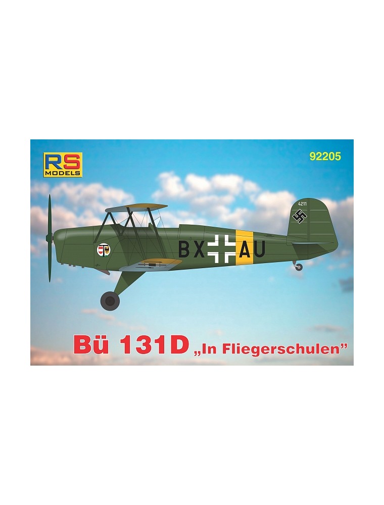 RS MODELS - 1/72 Bucker Bu-131 D (5. decal v. for Luftwaffe, Hungary) Photoetched Parts