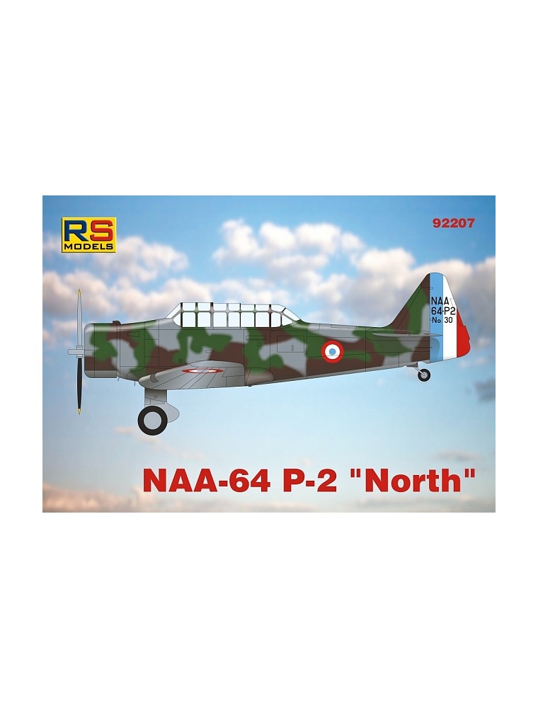 RS MODELS - 1/72 NAA-64 P-2 "North" (5 decal v. for France, Luftwaffe)