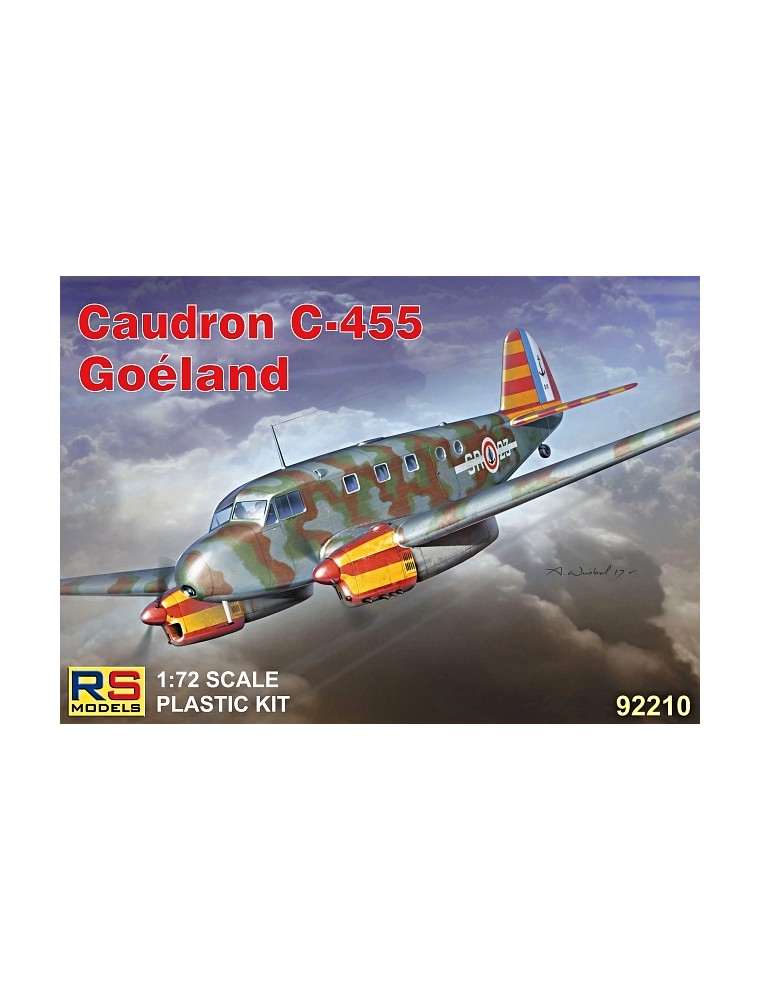 RS MODELS - 1/72 Caudron C-455 Goeland 4 decal v. for France with photo etched parts