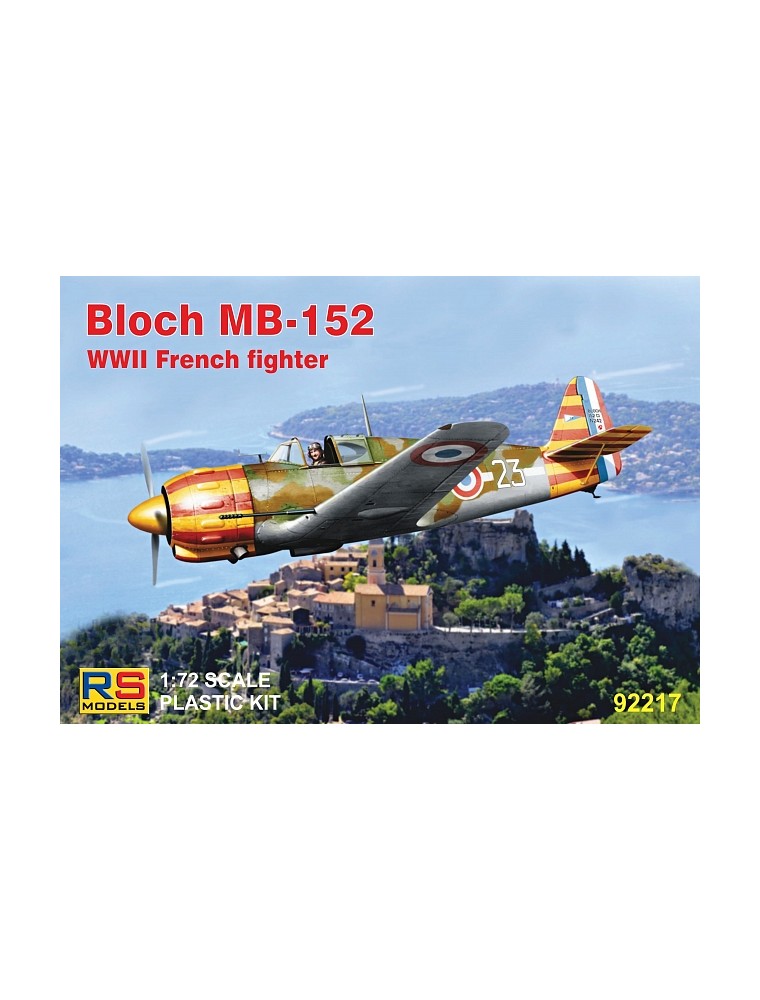 RS MODELS - 1/72 Bloch MB-152 (4 decal v. for France)