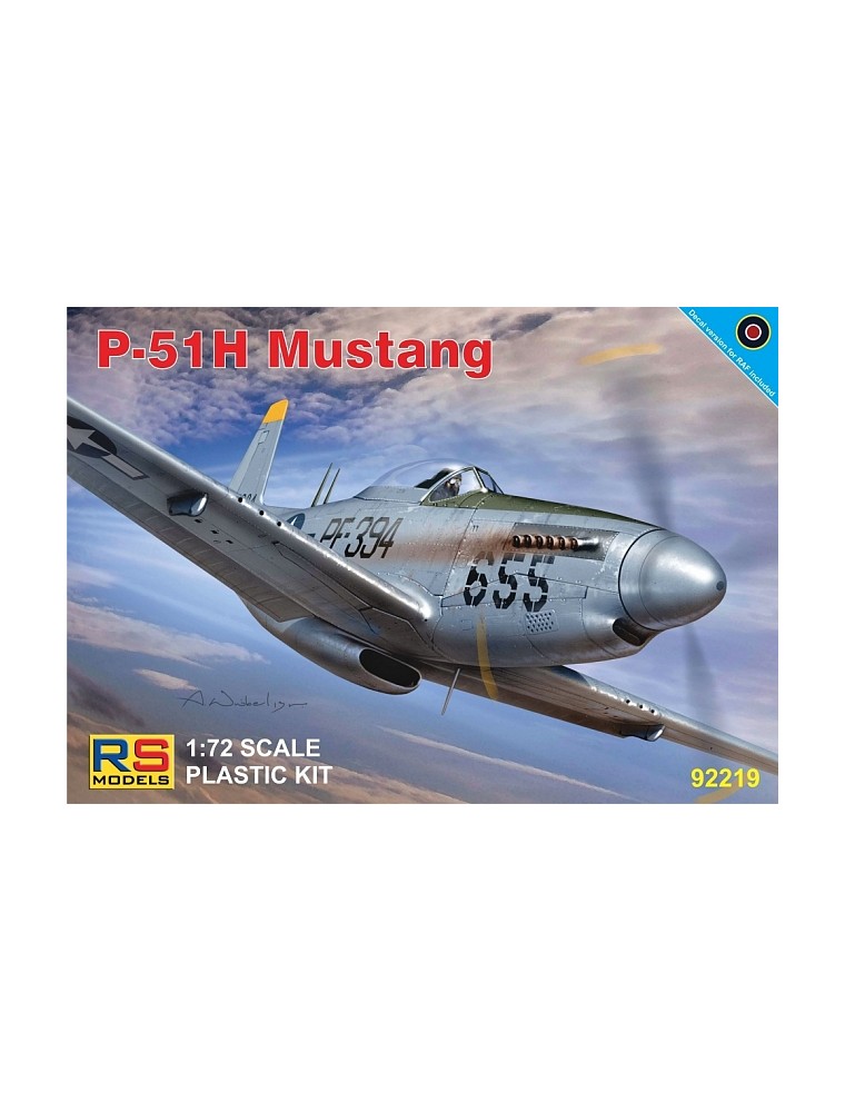 RS MODELS - 1/72 P-51H Mustang (4 decal v. for USA, GB)