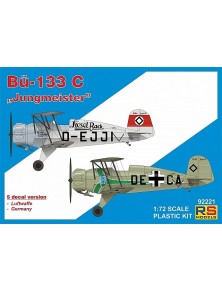 RS MODELS - 1/72 Bucker 133 C "Jungmeister" 5 decal v. for Luftwaffe, Germany with photo etched parts