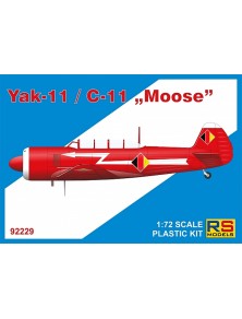 RS MODELS - 1/72 Yak-11 / C-11 "Moose" (5 decal v. for NDR)