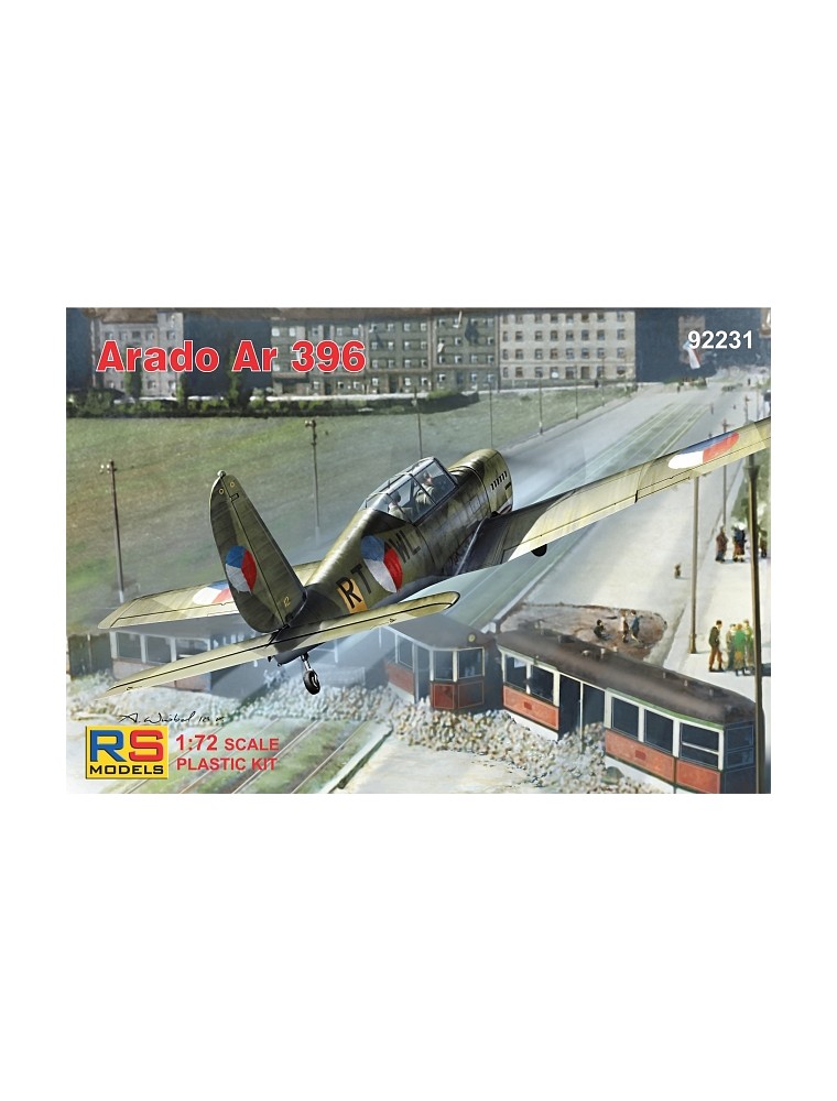 RS MODELS - 1/72 Arado Ar 396 (3 decal v. for Czechoslovakia, Luftwaffe)