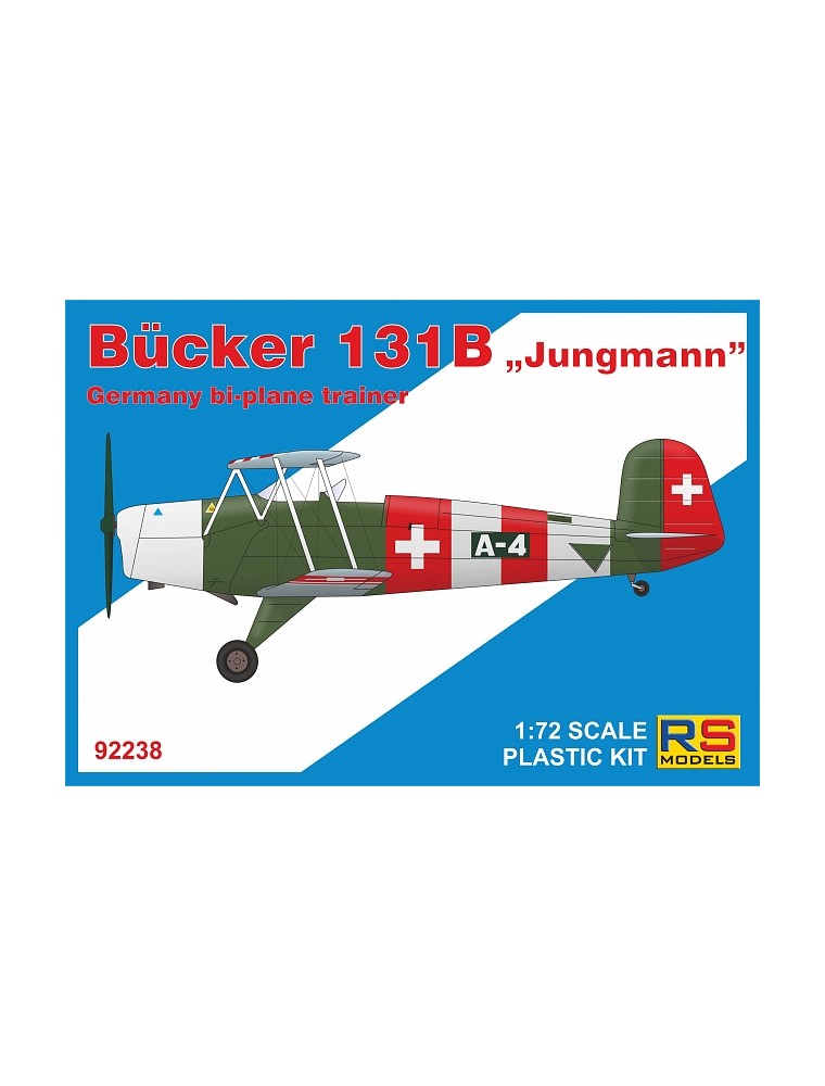 RS MODELS - 1/72 Bucker Bu-131 B (5 decal v. for Switz, Bulgaria, Luftw., Spain, Finland) Photoetched Parts