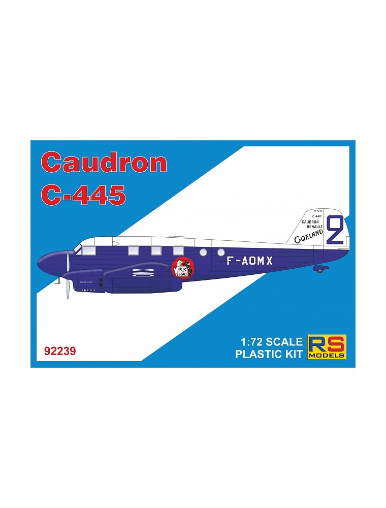 RS MODELS - 1/72 Caudron C-445/448 4 decal v. for France, Spain