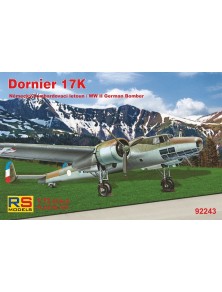 RS MODELS - 1/72 Dornier 17 K (4 decal v. for Yugoslavia, Hungary, Bulgaria) Photoetched Parts + Resin parts