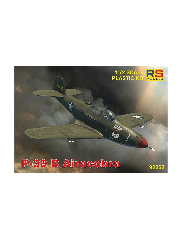 RS MODELS - 1/72 P-39 D/F/K Airacobra (6 decal v. for USA, USSR)